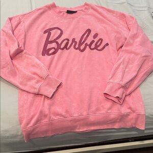 Barbie Pink Glitter Sweatshirt